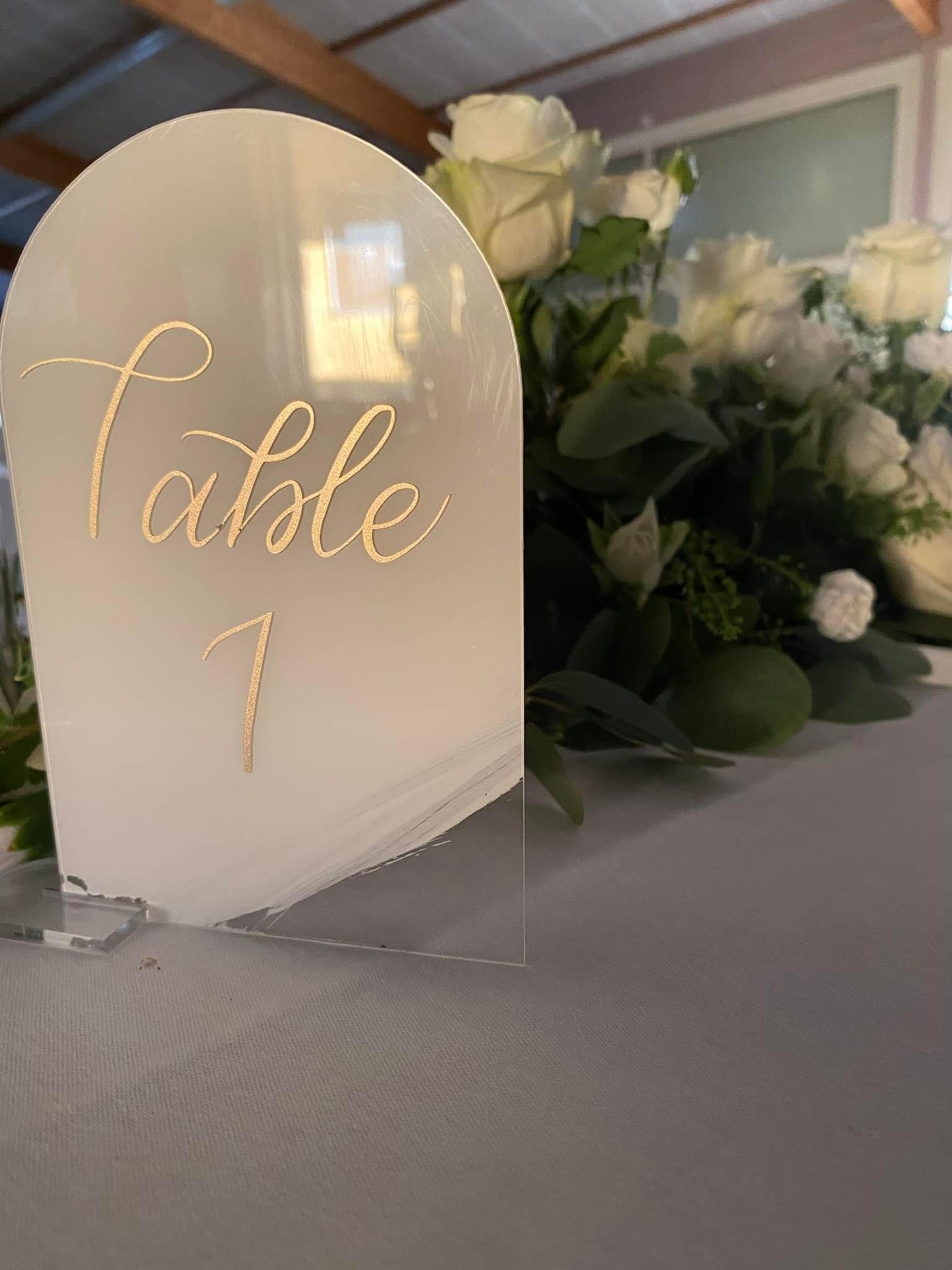 Numéro de table mariage